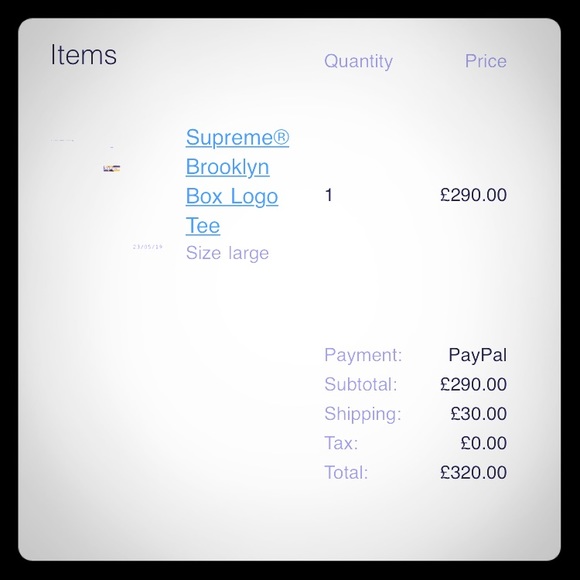 Supreme Brooklyn box logo tee